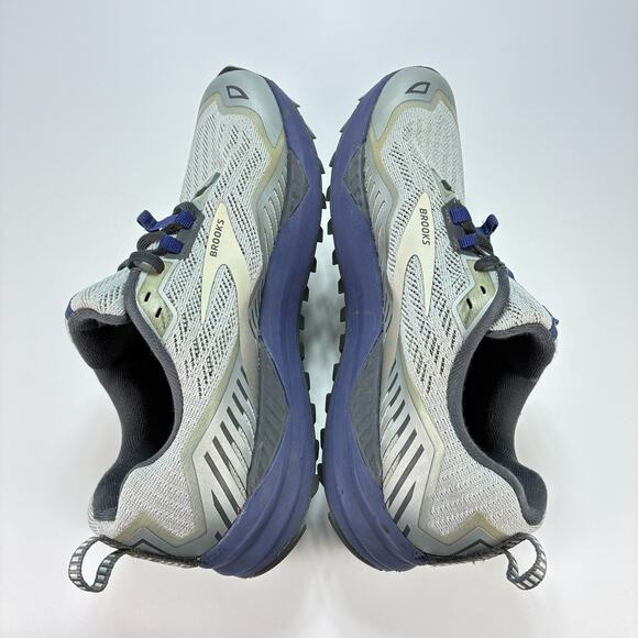 Brooks Cascadia 15 Gray Blue Trail Running Shoes 1103401D034 Men’s Size 10.5 - Picture 8 of 11